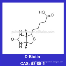 Высококачественный порошок D-Biotin / 58-85-5 / Витамин B7 / USP / EP / BP